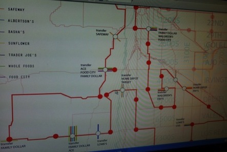 Artist and architect Bill Mackey’s project maps transit routes based on people’s actual uses and place names